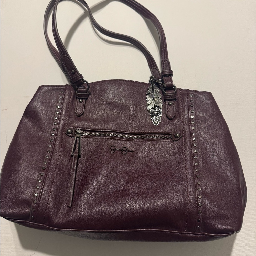 Purple Jessica Simpson Shoulder Tote Bag
